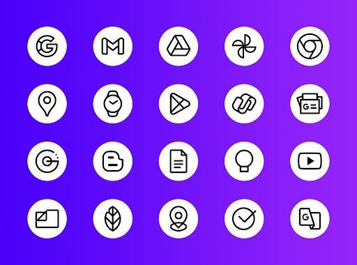 Whiux - Icon Pack (Round) Screen 2