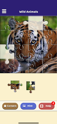 Wild Animals Jigsaw Puzzle Screen 2