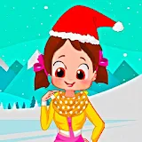 small girl dress up games icon
