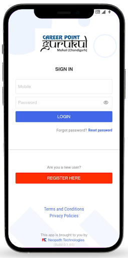 Android application CPG - Mohali screenshort