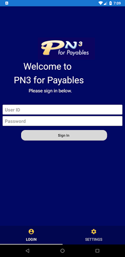 Android application PN3 Payables screenshort