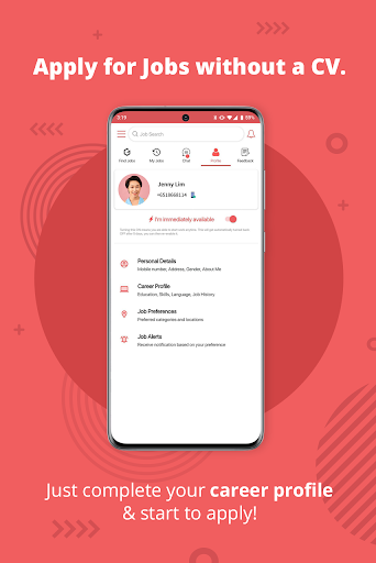 GrabJobs - Get a Job Today Screenshot 3 - AppWisp.com