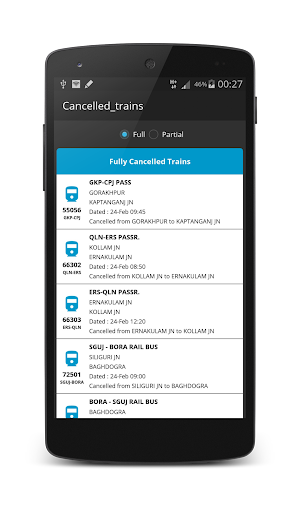 Indian Train Status Companion : Seat Availability screenshot 2