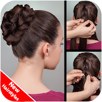 Cover Image of 下载 Cute Girls Hairstyles Tutorial  APK