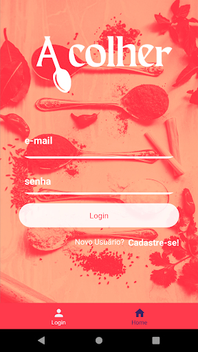 Android application A Colher screenshort