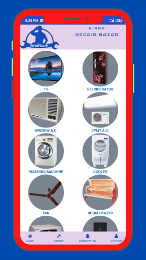 Kiran Repair Bazar Screen 3