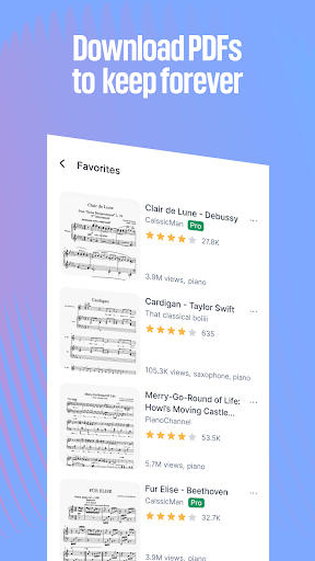 Screenshot of MuseScore: sheet music