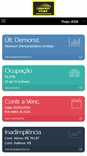 Camargo Prime Administração Screen 2