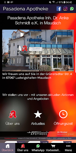 Android application Pasadena Apotheke screenshort
