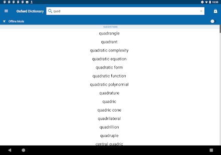 Oxford Mathematics Dictionary Captura de pantalla
