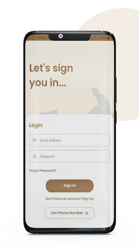 Android application Ngamia Customer screenshort