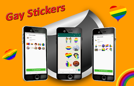 Screenshot 1 Stickers Gay para WhatsApp - W android