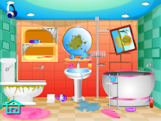 Bathroom cleaning gameのおすすめ画像1