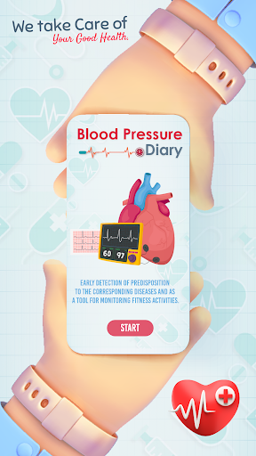 Android application Blood Pressure Tracker & Diary screenshort