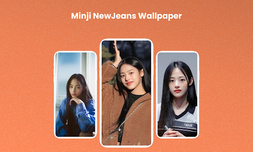 Android application Minji NewJeans Wallpaper screenshort