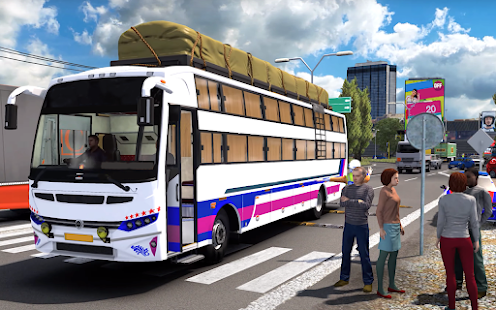 Offroad Bus Drive :3D Bus Game 1.3 APK screenshots 7