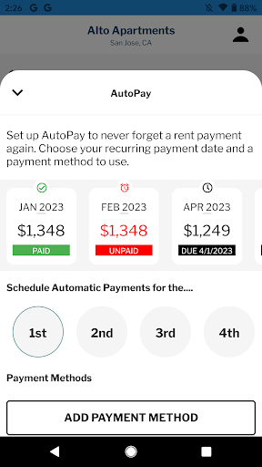 Pay Ready Screen 2