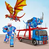 Rhino Robot Transport Game 3d icon