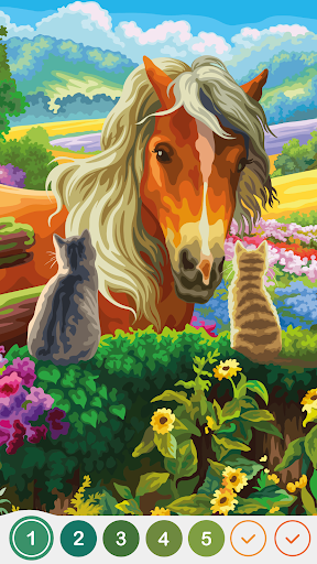 Android application My Color Paint by Number Games screenshort