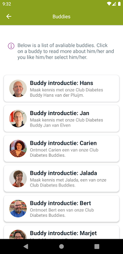 Club Diabetes Screen 3