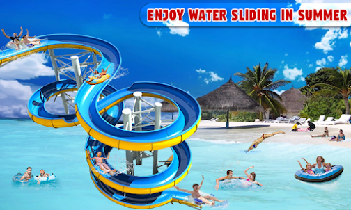 aqua park slide jogos de água