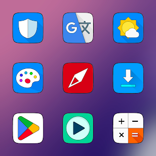 Oxigen Square - Icon Pack Ekran görüntüsü