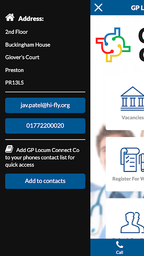 GP Locum Connect Screen 2