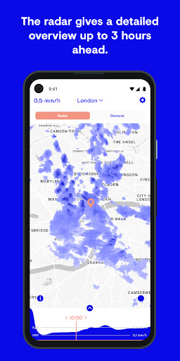 Android application Rainspotter - rain & weather screenshort