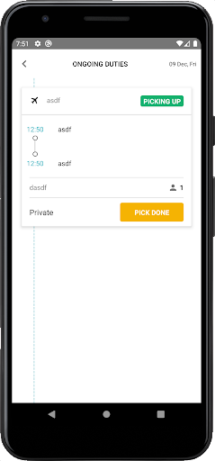 TripLiv DriverApp Screen 3