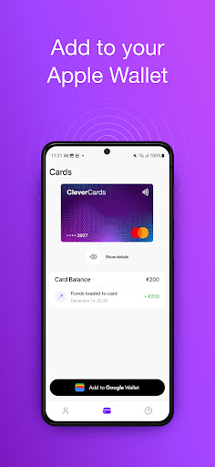 CleverCards Screen 2
