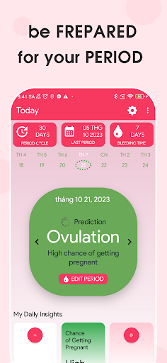 MyEva Calendar Screen 2