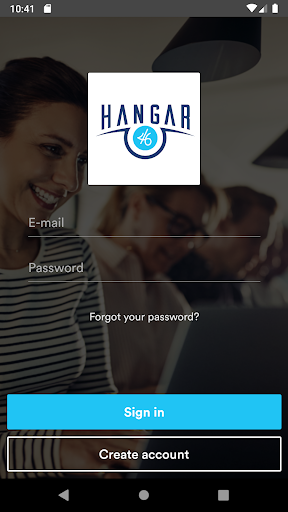 Android application Hangar 46 Passport screenshort