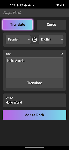 Lingo Flash Screen 2