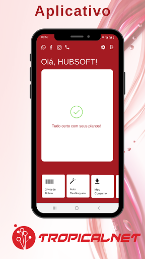 Android application TROPICALNET screenshort
