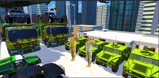 Fun Army Vehicle Parking Sim