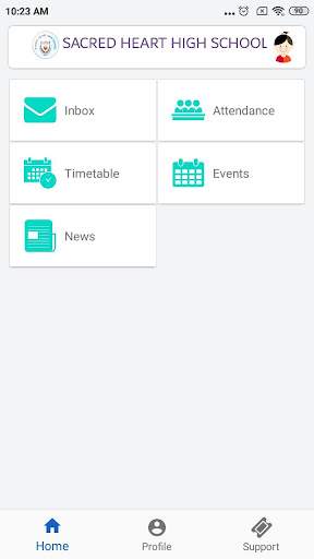 Android application Sacred Heart High School & Jr. screenshort