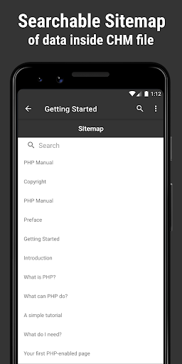 CHM Viewer - Reader and Opener Screen 3