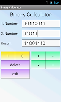 screenshot of Binary Calculator