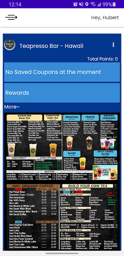 Android application Teapresso screenshort