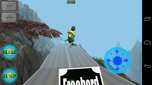 Android application Freebord Snowboard The Streets screenshort