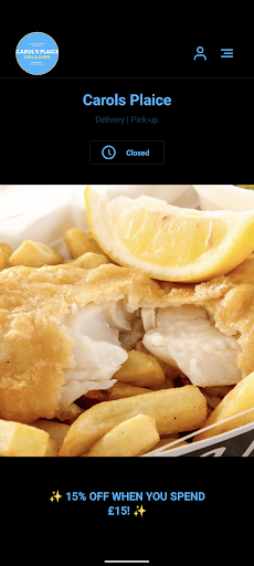 Android application Carol's Plaice Scarborough screenshort