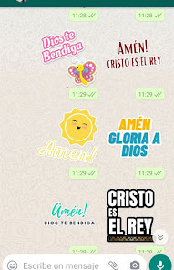 Screenshot 5 Stickers Cristianos WAStickerA android