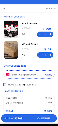 Single Store Bakery Online Screen 3