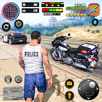Police Moto Bike Chase Crime