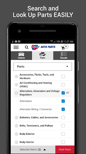 Screenshot of Carquest Professional