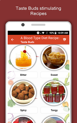 Screenshot of A Blood Type Recipes Diet Plan