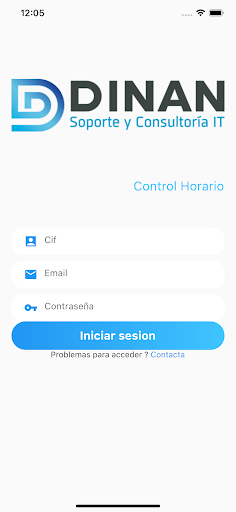 Android application Portal del Empleado screenshort