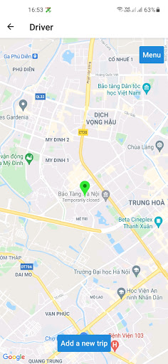 Android application VA Tracking screenshort