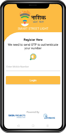 Android application Nashik Street Light Complaint screenshort