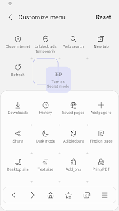Samsung Internet Browser v16.2.1.56 Apk (Unlocked Premium/Ad Free) Free For Android 5